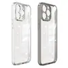 Novo Modelo Adequado para iPhone 17 Pro Max Capa de Celular de Vidro Transparente Apple 16 Furo de Precisão Capa Protetora de Lente Cobertura Total