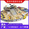 Grande shopping center átrio milhões oceano piscina de bolinhas castelo travesso parque infantil supermercado equipamentos de playground fabricantes de entretenimento