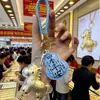 Colgante de Oro para Riqueza Inmediata, Llavero del Año del Caballo del Zodiaco, Colgante para Bolso, Cadena para Teléfono de Calabaza, Regalo para el Año de Tu Nacimiento