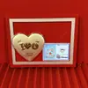 Pastel Corazón de Oro Puro 999, Regalo de San Valentín, Te Amo con Todo Mi Corazón, Princesa, Que Te Enriqueces
