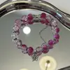 Conjunto de Cuatro Piezas Super Hada~Pulsera Fusu Lingdie con Diseño de Borla de Mariposa de Lujo Ligero, Pulsera de Pareja, Regalo para Estudiante