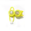 Luz de Rana para Bicicleta, Luz de Advertencia de Silicona de Patito Amarillo, Luz de Rana de Anillo de Ojo Único para Equipo de Ciclismo 007