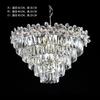 Lámpara de Cristal Corona Retro Francesa Decoración de Boda Lujo Ligero Hotel Candelabro Decorativo Lámpara de Cristal Nueva 2025