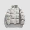 Chaqueta de Algodón de Moda para Hombre 2025 Otoño e Invierno Nuevo Estilo Coreano Moderna Cuello Alto Holgada Cálida Abrigo de Algodón Chaqueta Versátil para Jóvenes