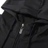 Nuevo Traje Deportivo Casual para Hombre Primavera y Otoño Color Sólido Sudadera con Capucha y Cremallera y Pantalones Deportivos Conjunto de Dos Piezas Moderno