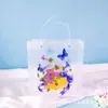 Bolsa Tote Transparente de Plástico PP Fosco Bolsa de Presente de Noivado de Alto Padrão Embalagem de Presente de Aniversário de Bebê Bolsa de Presente