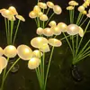 Lámpara de Medusa Solar Impermeable para Exteriores Lámpara de Patio Lámpara de Césped Balcón de Jardín Lámpara de Hongo de Colores Lámpara de Ambiente Festivo