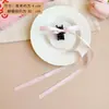 Pinza de pinza para el pelo con lazo lindo estilo ballet francés, clip pequeño para el pelo en la parte trasera de la cabeza para niños dulces, tocado de alta gama