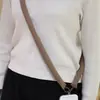 Lanyard Color Caramelo Dopamina de Moda Relleno de Algodón DIY Accesorio para Funda de Teléfono Bolso de Muñeca Colgante Suave Portátil