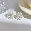 Nuevos Pendientes de Aro con Perlas y Lazo Estilo Coreano, Pendientes Exquisitos Versátiles, Pendientes de Moda Tendencia para Mujer