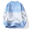 Outono e Inverno Mais Vendidos Anti-Pilling Jacquard de Pelo Sintético Gola Meia-Alta Suéter Venda Direta da Fábrica Tricô Masculino Pode Ser Bordado