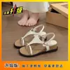 Zapatos Casuales Coreanos de Moda Versátiles Estilo Falda 2026 Verano Nuevas Chanclas de Tira con Plataforma para Mujer