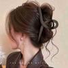 2025 Nuevo Clip Grande para el Cabello Color Café para Mujer, Adecuado para Recogidos con Cabello Grueso, Pinza para el Cabello de Tiburón, Accesorio para el Cabello