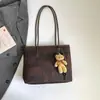 Bolso Tote Suave con Estampado de Letras para Mujer, Bolso de Mano de Gran Capacidad a la Moda, Bolso de Hombro Nuevo Diseño de Gama Alta de Nicho