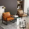 Nueva Silla Sofá Individual de Hierro Forjado de Lujo Ligero para el Hogar, Sala de Estar, Dormitorio, Silla de Influencer Moderna para Café, Silla de Negociación