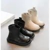 Botas femininas, botinhas infantis, Botas Martin para meninas outono e inverno, botas de algodão branco, botas para bebês meninas outono, sapatos de princesa