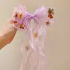 Accesorios para el Cabello de Niños Hanfu Cintas Fluidas Lazos Flores Pinzas para el Cabello Herramienta para Trenzar Niña Princesa Pasadores para Niñas Flores para la Cabeza Cabeza