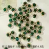 Cuentas Cerámicas de 12mm Hechas a Mano para Pulsera DIY, Collar, Aretes, Material para Bisutería, Accesorios de Joyería, Cuentas Planas para Estudiantes