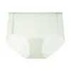 Calcinha Feminina Sem Costura de Seda Gelada Cintura Média com Cintura Antiderrapante, Fresca e Leve, Respirável com Design de Bumbum de Pêssego Calcinha Feminina 2132