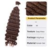 Rastas Trenzas de Cabello Real Ola Profunda Cabello Humano Real Pelucas Vietnamitas Cabello Humano Pelucas de Comercio Exterior