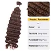 Cabelo Cru Onda Profunda Cabelo Real Cabelo para Aplique Pacote de Cabelo Real Peruca Real Cabelo Humano para Tranças