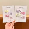 Pinza para el pelo de estrella linda Y2K, Pinza lateral para mujer, Flequillo, Pinza Bb, Pinza para el pelo, Accesorios para la cabeza de colores dopamina para niños