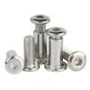 Juego de Tornillos Remache Tuerca de Acero Inoxidable 304 Piezas de Conexión No Estándar Tornillos de Bloqueo Personalizados Tornillos de Bloqueo Macho y Hembra