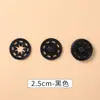 Botones de presión de plástico y nailon en stock para ropa de niños, botones de presión redondos transparentes invisibles de cuatro agujeros para prendas y bolsas de documentos, sin coser, fabricante