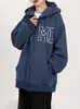 Sudadera con capucha de forro polar estilo chino para otoño e invierno para hombre, Cárdigan con cremallera holgado estilo perezoso Ins, Chaqueta de marca moderna para primavera y otoño para hombre