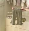 [Nuevos Productos de Otoño] Chaleco de Tirantes Nuevo Amor para Niñas Otoño Temprano Pantalones de Encaje Color Verde Matcha Bebé Primavera Estilo Extranjero