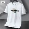2025 Nueva Camiseta de Manga Corta para Hombre Verano Camiseta Básica Cuello Redondo Versátil Casual Estampada Talla Grande Top de Moda