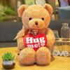 Atacado travesseiro de pelúcia urso boneca de pano suéter boneca urso de pelúcia presente de casamento boneca urso presente