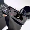 Estilo Dulce y Fresco Juguetón Gatito Negro Funda para Teléfono Móvil Iphone18Promax Venta al por Mayor Cubierta Protectora Anti-Caída Impresa en Alta Definición