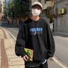Suéter con forro polar para hombre, marca de moda coreana de otoño, personalizado, venta al por mayor, manga larga, suelto, informal, cuello redondo, suéter para hombre, moda