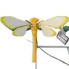 Lámpara Dinámica Luminosa de Libélula para Exteriores, Lámpara Simulada de Insecto, Lámpara Biónica Automática de Libélula con Alas, Lámpara de Paisaje para Puntos Escénicos de Jardín
