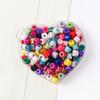 Cuentas cilíndricas de 6 mm cadena para teléfono móvil pulsera joyería con cuentas ins accesorios hechos a mano diy cuentas sueltas acrílico cuentas sólidas