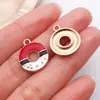 20 Estilos de Corazón Rojo con Goteo de Aceite, Mariposa, Rosa, Aleación, Accesorios de Joyería, Colgantes DIY para Collares y Pulseras