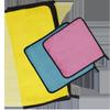 Borde compuesto de forro polar de coral toalla colgante absorbente sin pelusa para lavado de autos absorbente sin marcas de agua toalla para el hogar de cocina