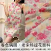 Fs162 Primavera Jardín Colorido Nuevo Estilo Chino Canción Antigua Brocado Jacquard Tela Hanfu Chaleco Chaqueta Top Tela para Ropa