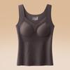 Novidades Outono e Inverno 626 # Colete Térmico de Lã de Ovelha, Sem Costura, Confortável, Emagrecimento, Temperatura Constante e Costas Bonitas para Mulheres