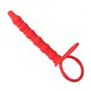 Bolas Anais de Silicone, Plug Anal, Expansor Anal, Brinquedo Pequeno, Massageador de Próstata, Dispositivo de Masturbação Anal, Brinquedo Sexual Adulto Sm