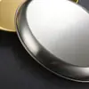 Plato ovalado de acero inoxidable estilo coreano, plato para pescado, plato para aperitivos, plato para barbacoa, plato para hot pot, plato para papas fritas, plato para carne a la parrilla, plato ovalado