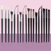 Venta Directa de Fábrica: Set de 6 Pinceles para Ojos: Pincel Delineador de Hoja, Pincel para Cejas, Pincel para Sombras, Pincel de Detalle, Pincel para Aegyo-Sal, Pincel Plano/Inclinado para Cejas en Stock