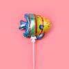 Novo balão de filme de alumínio auto-destrutível de animal inflável automático com suporte de arco Balão de festa de despedida de solteiro brinquedo infantil