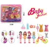 Acessórios de Fantasia de Princesa para Meninas Boneca de Fantasia de 3,5 polegadas Brinquedos de Moda para Meninas