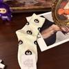 Calcetines de Estilo Coreano de Dibujos Animados Dongdaemun de Media Pantorrilla con Figura de Niña Estudiante para Verano y Otoño, Suaves y Esponjosos de Pingüino para Mujer con Terciopelo