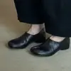 ¡Novedades de Primavera! Zapatos Retro de Casco de Cerdo con Dedos Divididos para Mujer, Nuevo Estilo Casual 2026, Aumentadores de Altura, Zapatos de Cuero de Tacón Bajo de Doble Uso