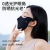 Mascarilla de Verano para Ciclismo con Protección Solar Sin Costuras para Mujer de Seda de Hielo Fina Anti-UV Contorneado Estéreo Transpirable