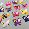 Parche de Flor Mariposa Colorido de Pegamento Suave de PVC Pegamento en Crema Funda para Teléfono Móvil Flor para Zapato Agujero para Pasador de Pelo Zapato Accesorios de Joyería DIY