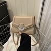 Bolsos para Mujer, Textura de Alta Gama, Cierre de Media Luna, Bolso Cuadrado Pequeño, Nuevo Bolso Bandolera de Hombro de Moda 2025, Bolso Versátil para Viajeras para Mujer